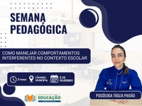 Câmara Municipal de Carrapateira/PB abre suas portas para a Semana Pedagógica 2024